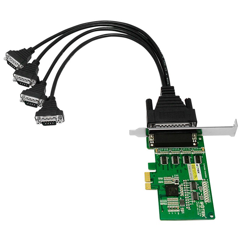 PCI -E轉(zhuǎn)4口RS-232多串口卡