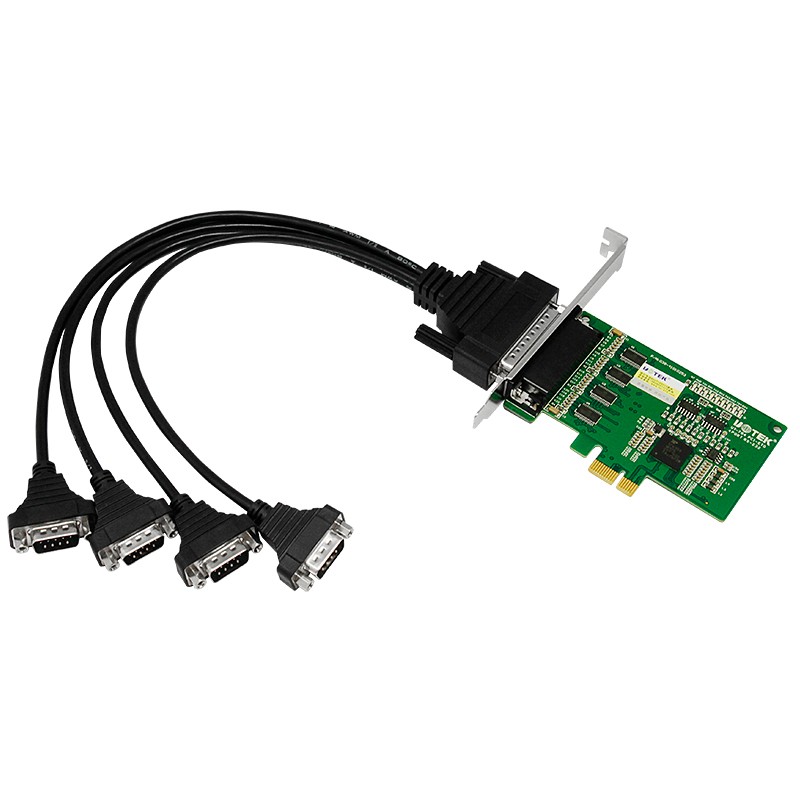 PCI -E轉(zhuǎn)4口RS-232多串口卡