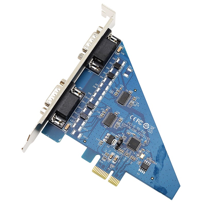 PCI-E轉2口RS-232多串口卡
