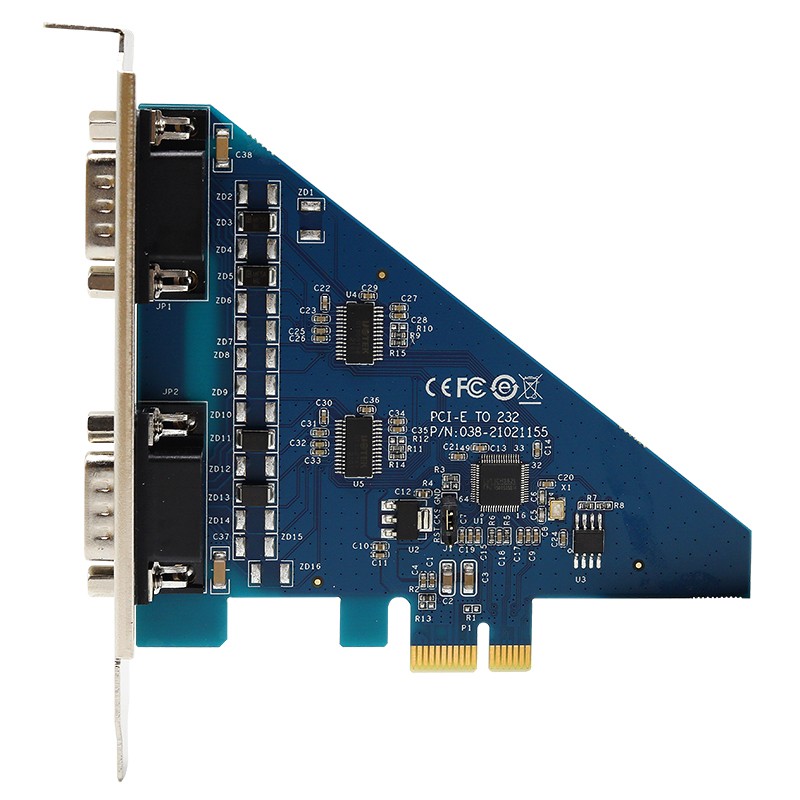 PCI-E轉2口RS-232多串口卡