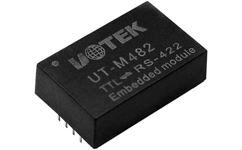 工業(yè)串口通信自動收發(fā)模塊_UT-M482 TTL轉(zhuǎn)RS-485/422（5V）模塊